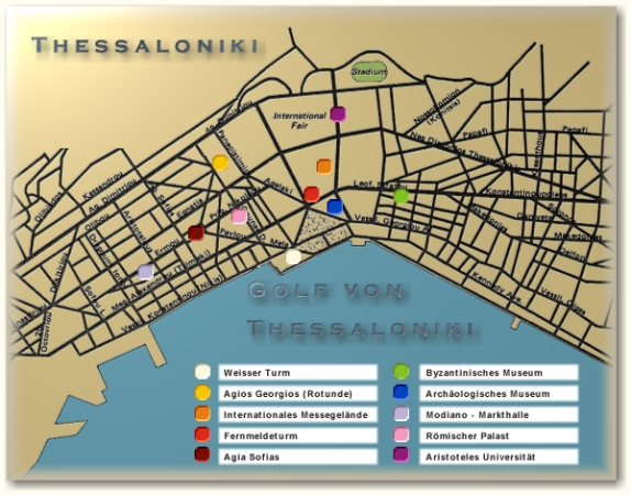 Stadtplan Thessaloniki